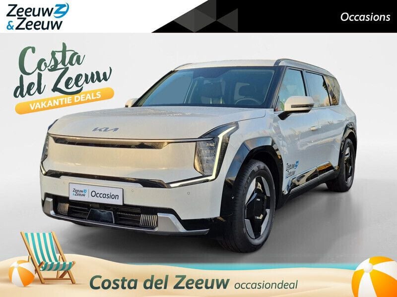Snow white pearl m Gebruikt 2024 Kia EV9 Plus SUV | € 67.445 - Afbeelding 1/4