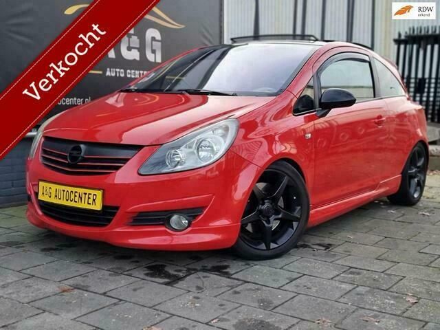 Rood Gebruikt 2009 Opel Corsa Hatchback | € 4.888 (Goede deal) - Afbeelding 1/4