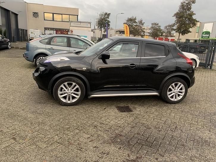Zwart (metallic) Gebruikt 2012 Nissan Juke Acenta SUV | € 6.500 (Eerlijke prijs) - Afbeelding 1/4