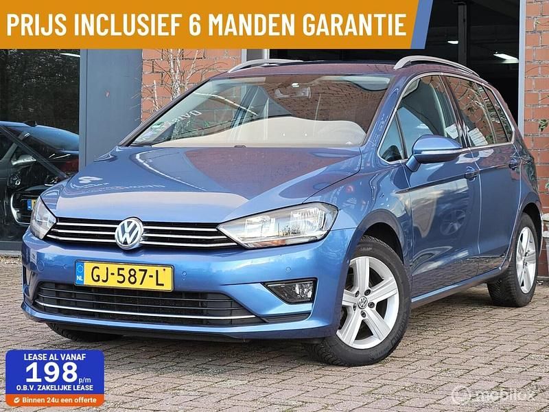 Blauw Gebruikt 2015 VW Golf Sportsvan Edition MPV | € 11.999 (Goede deal) - Afbeelding 1/4