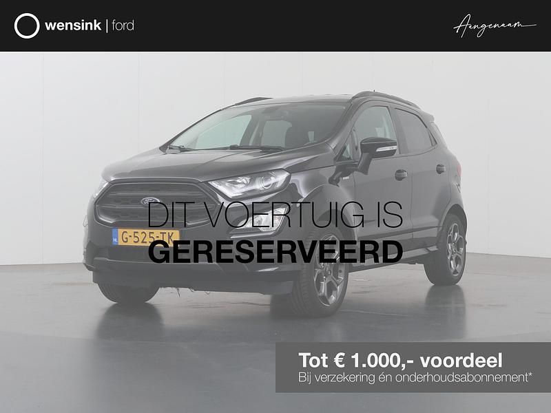 Zwart Gebruikt 2019 Ford Ecosport ST-Line SUV | € 14.835 (Eerlijke prijs) - Afbeelding 1/4