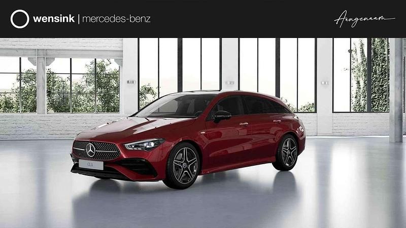 Rood Nieuw 2025 Mercedes CLA250e Shooting Brake Business Stationwagen | € 58.822 (Iets duurder) - Afbeelding 1/4