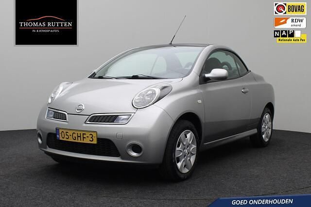 Grijs Gebruikt 2008 Nissan Micra C+C Tekna Cabriolet | € 3.499 - Afbeelding 1/4