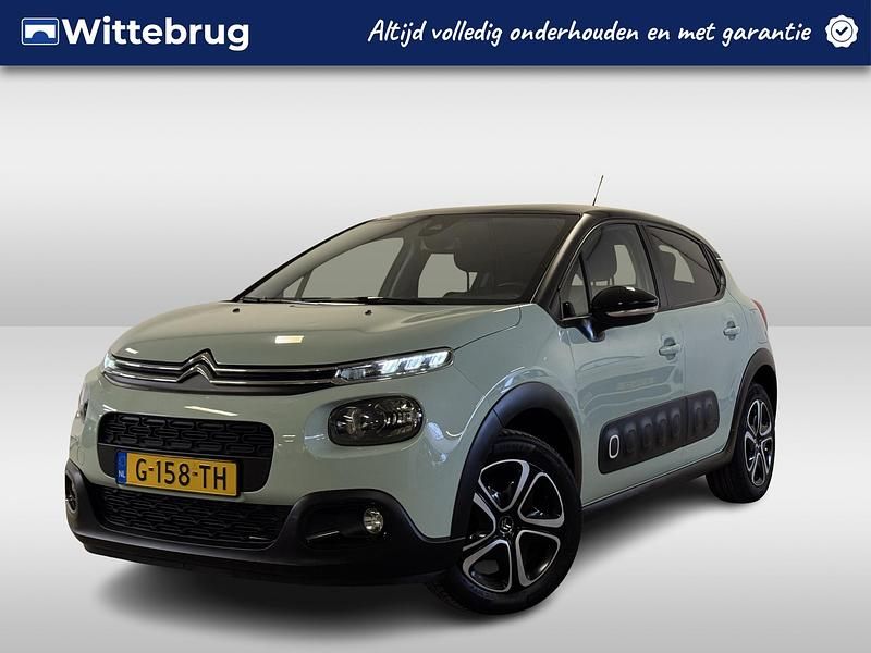 Groen Gebruikt 2019 Citroën C3 Feel Hatchback | € 11.925 (Eerlijke prijs) - Afbeelding 1/3