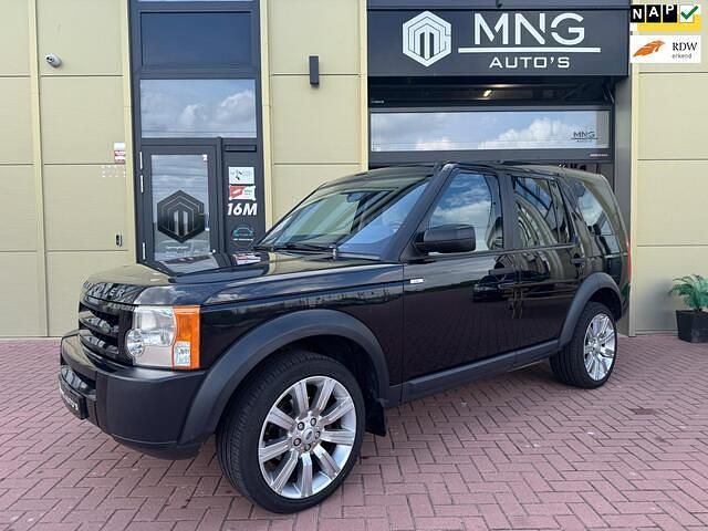 Zwart Gebruikt 2008 Land Rover Discovery 3 HSE SUV | € 6.799 (Eerlijke prijs) - Afbeelding 1/4