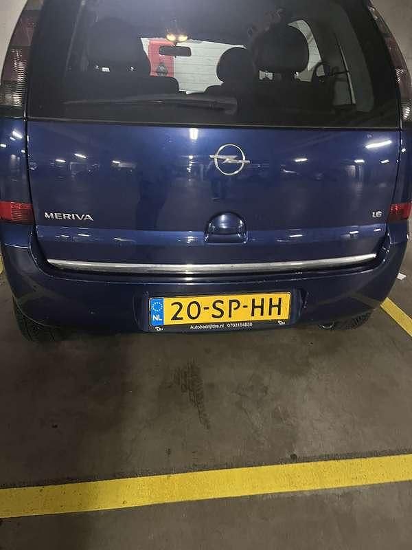 Blauw Gebruikt 2006 Opel Meriva Enjoy MPV | € 1.250 (Eerlijke prijs) - Afbeelding 1/3