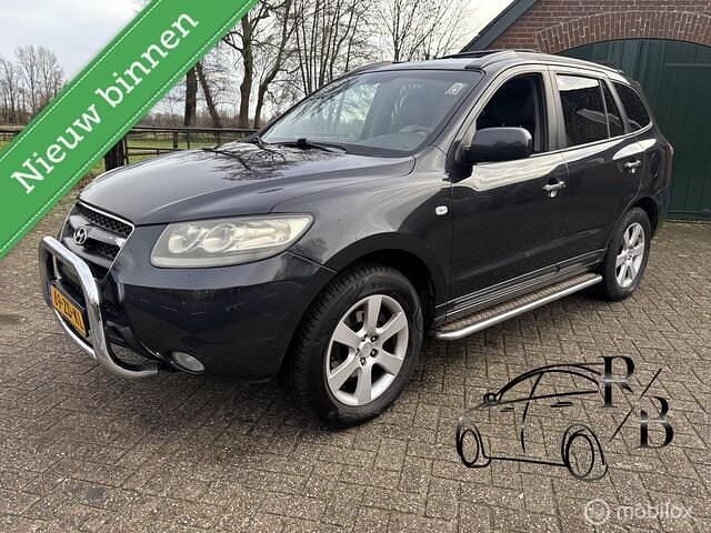 Zwart (metallic) Gebruikt 2008 Hyundai Santa Fe Premium SUV | € 2.199 (Super prijs) - Afbeelding 1/4