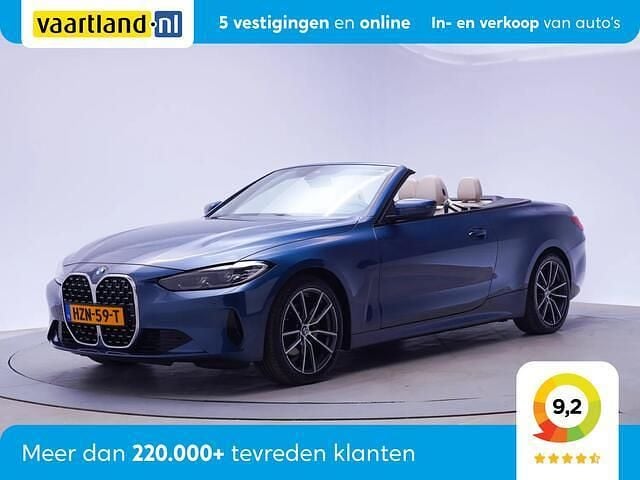 Blauw Gebruikt 2022 BMW 420 Executive Cabriolet | € 45.945 (Super prijs) - Afbeelding 1/3