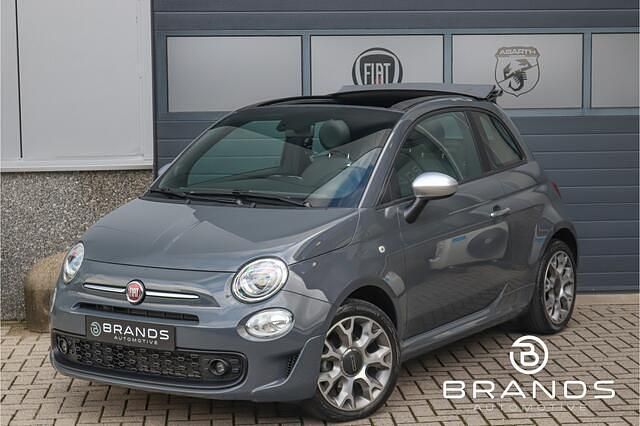 Grijs Gebruikt 2021 Fiat 500C Rockstar Cabriolet | € 15.950 (Eerlijke prijs) - Afbeelding 1/4