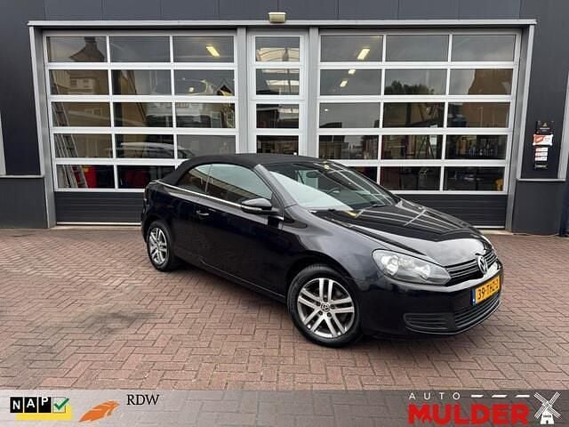 Zwart Gebruikt 2012 VW Golf Cabriolet Cabriolet | € 8.750 (Eerlijke prijs) - Afbeelding 1/3