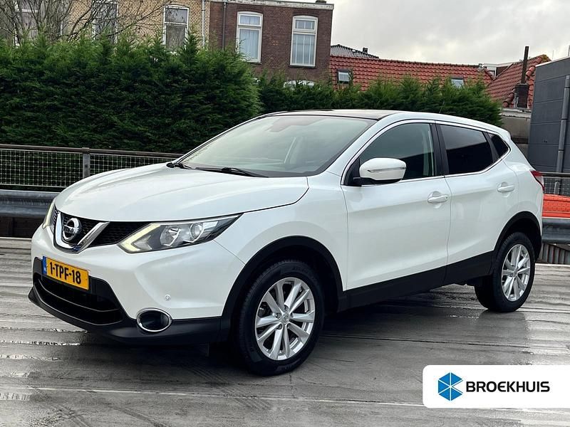Wit Gebruikt 2014 Nissan Qashqai SUV | € 9.995 (Goede deal) - Afbeelding 1/4