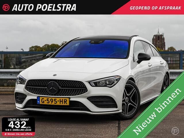 Wit (metallic) Gebruikt 2019 Mercedes CLA180 Shooting Brake AMG Stationwagen | € 26.850 (Eerlijke prijs) - Afbeelding 1/4