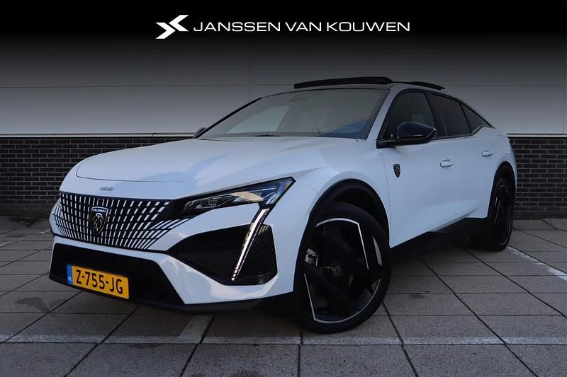 Wit Gebruikt 2024 Peugeot 408 GTi Sedan | € 35.885 - Afbeelding 1/4