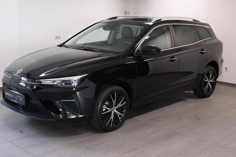 Zwart Nieuw 2025 MG MG5 EV Long Range Luxury Stationwagen | € 26.945 (Eerlijke prijs) - Afbeelding 1/4