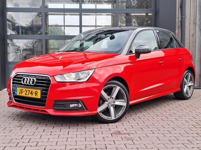 Rood Gebruikt 2016 Audi A1 Sportback S-Line Hatchback | € 11.950 (Goede deal) - Afbeelding 1/4