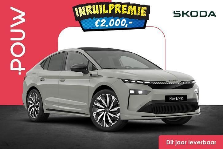 Grijs Nieuw 2025 Skoda Enyaq iV Business Line SUV | € 58.250 (Duur) - Afbeelding 1/4