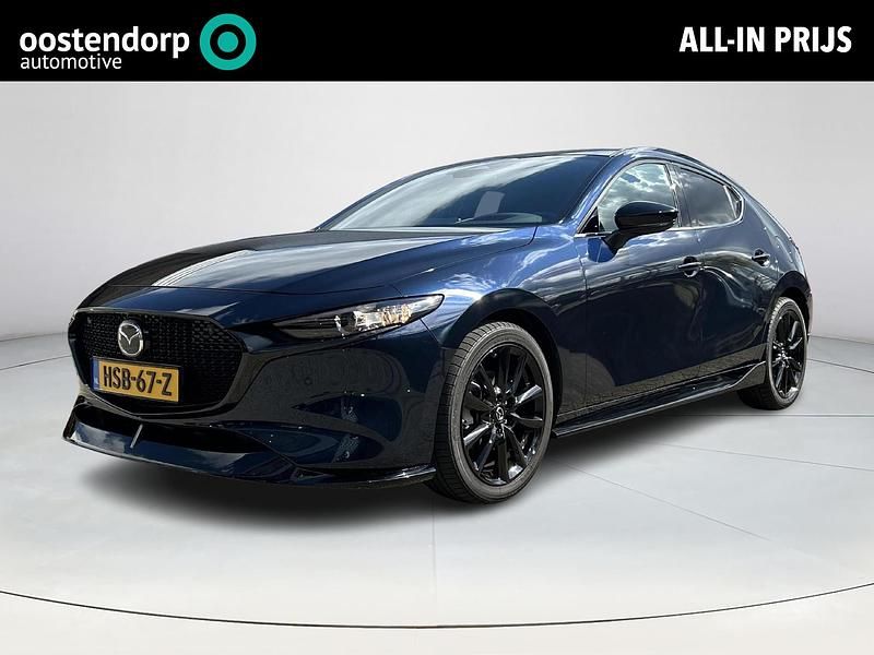 Deep crystal blue Occasion 2025 Mazda 3 Homura-Line Hatchback | € 31.840 (Eerlijke prijs) - Afbeelding 1/4