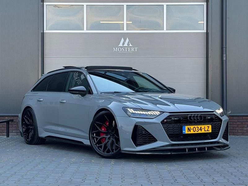 Grijs Gebruikt 2020 Audi RS6 Stationwagen | € 127.450 (Duur) - Afbeelding 1/4