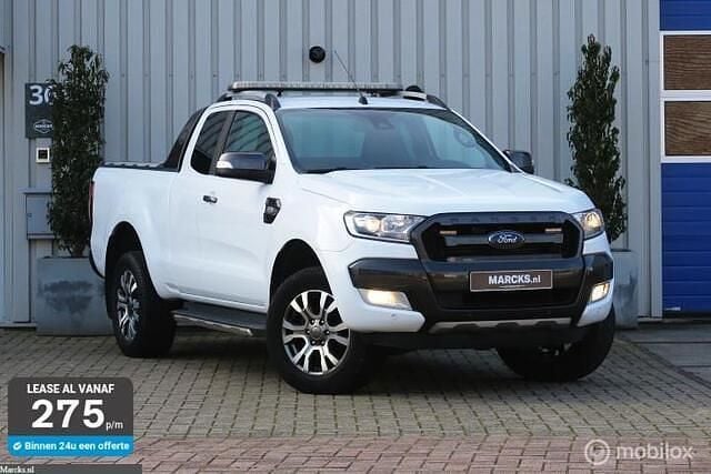 Wit Occasion 2019 Ford Ranger Wildtrack Pickup | € 16.995 (Eerlijke prijs) - Afbeelding 1/4