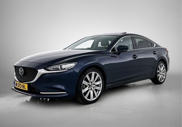 Blauw metallic Gebruikt 2021 Mazda 6 Luxury Sedan | € 26.885 (Eerlijke prijs) - Afbeelding 1/4