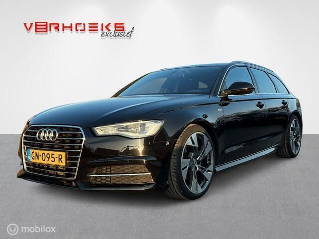 Zwart Gebruikt 2016 Audi A6 S-Line Stationwagen | € 22.750 (Eerlijke prijs) - Afbeelding 1/4