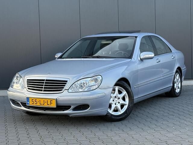 Blauw Gebruikt 2003 Mercedes S350 Sedan | € 3.990 (Eerlijke prijs) - Afbeelding 1/4