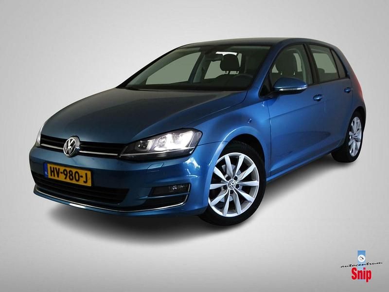 Blauw Gebruikt 2016 VW Golf VII Highline Hatchback | € 16.500 (Eerlijke prijs) - Afbeelding 1/3