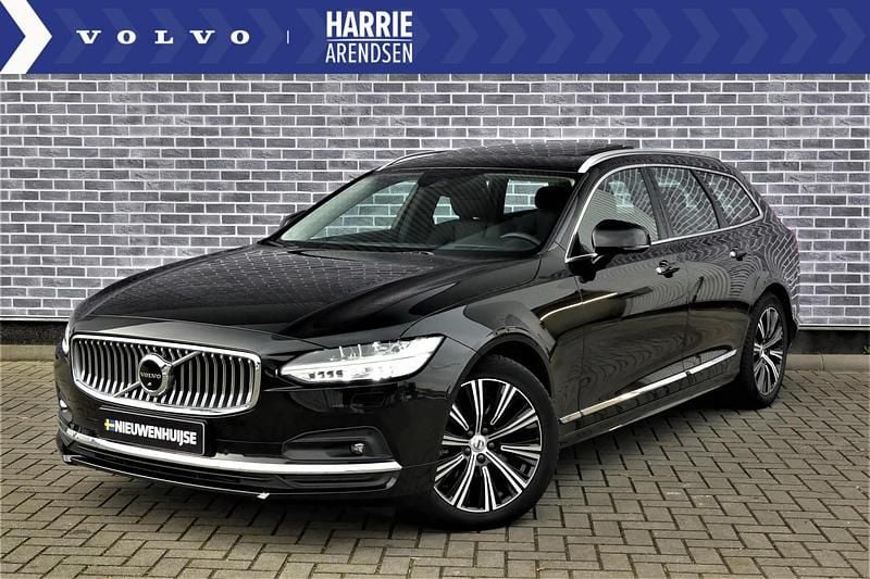 Zwart Gebruikt 2021 Volvo V90 Inscription Stationwagen | € 38.194 (Eerlijke prijs) - Afbeelding 1/4