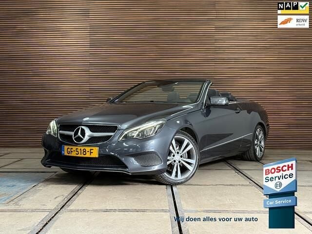 Grijs Gebruikt 2014 Mercedes E200 Edition Cabriolet | € 19.890 (Eerlijke prijs) - Afbeelding 1/4