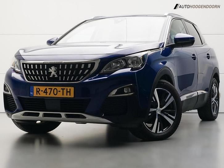 Blauw Gebruikt 2019 Peugeot 3008 Allure SUV | € 13.945 (Super prijs) - Afbeelding 1/4