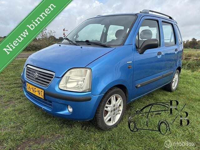 Blauw Gebruikt 2003 Suzuki Wagon R Limited Hatchback | € 1.499 (Eerlijke prijs) - Afbeelding 1/4