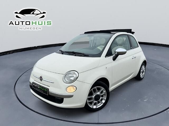 Wit Occasion 2014 Fiat 500C Lounge Cabriolet | € 5.745 (Goede deal) - Afbeelding 1/4