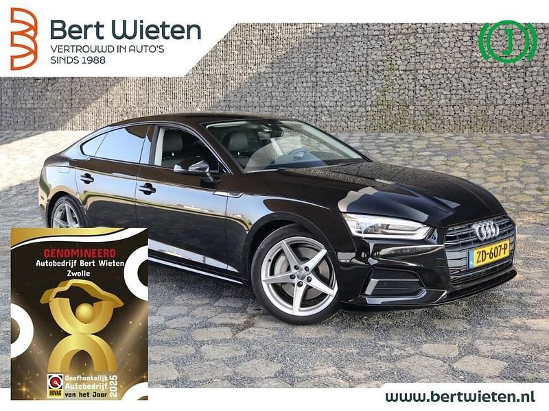 Zwart Gebruikt 2019 Audi A5 Sportback Sport Hatchback | € 32.250 (Eerlijke prijs) - Afbeelding 1/3