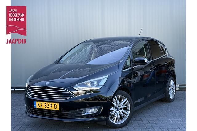 Zwart Gebruikt 2016 Ford C-MAX Titanium MPV | € 11.899 (Eerlijke prijs) - Afbeelding 1/4