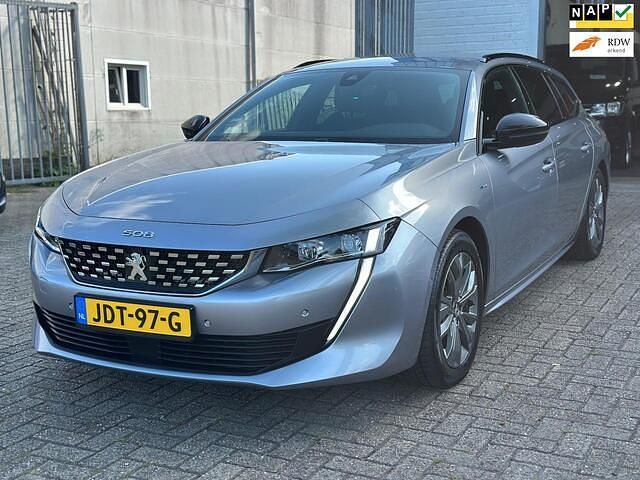 Grijs Gebruikt 2020 Peugeot 508 Business-Line Stationwagen | € 16.999 (Eerlijke prijs) - Afbeelding 1/4
