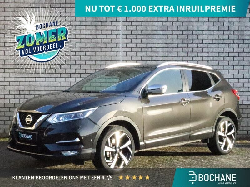 Zwart Gebruikt 2019 Nissan Qashqai Tekna+ SUV | € 19.295 (Eerlijke prijs) - Afbeelding 1/4