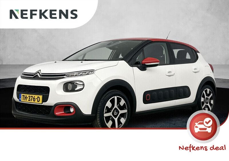 Wit Gebruikt 2018 Citroën C3 Shine Hatchback | € 11.425 (Eerlijke prijs) - Afbeelding 1/4