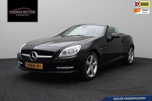 Zwart Occasion 2012 Mercedes SLK200 Edition 1 Cabriolet | € 16.950 (Eerlijke prijs) - Afbeelding 1/4