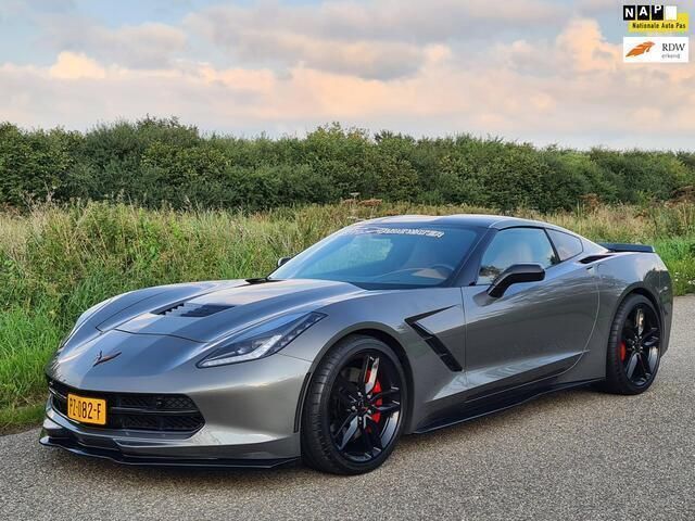 Grijs Gebruikt 2016 Chevrolet Corvette Stingray Coupé | € 89.500 - Afbeelding 1/4