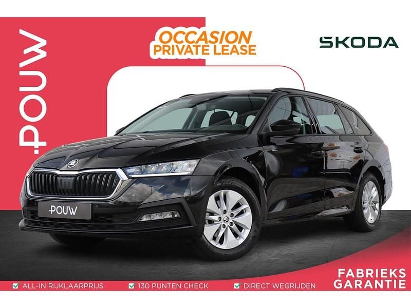 Zwart Gebruikt 2024 Skoda Octavia Business Line Stationwagen | € 26.900 (Eerlijke prijs) - Afbeelding 1/3
