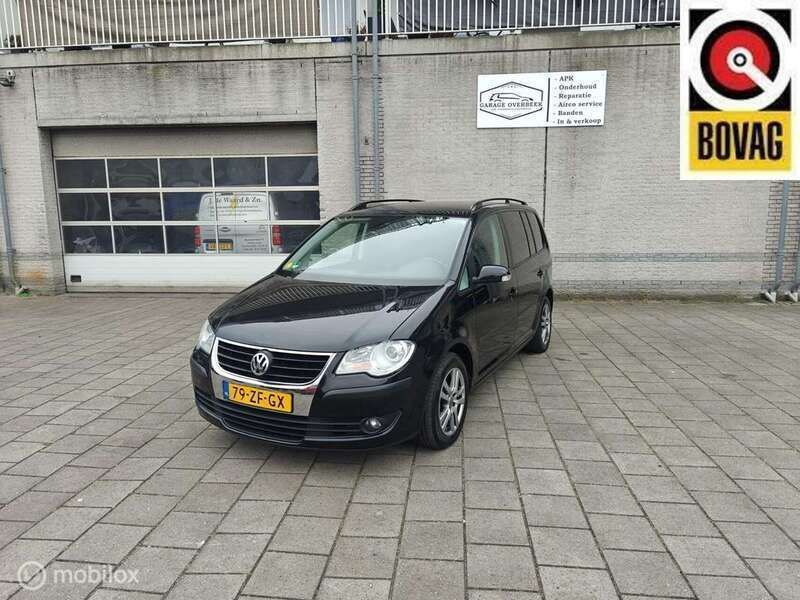 Zwart Gebruikt 2008 VW Touran MPV | € 3.950 (Eerlijke prijs) - Afbeelding 1/4