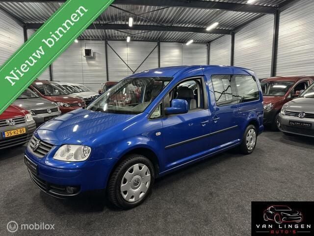 Blauw Occasion 2008 VW Caddy Maxi Comfortline MPV | € 12.499 (Duur) - Afbeelding 1/4