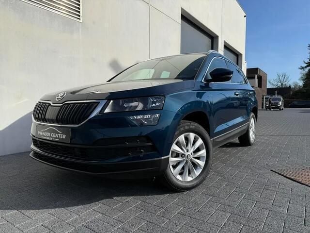 Blauw Gebruikt 2021 Skoda Karoq Clever SUV | € 17.995 (Super prijs) - Afbeelding 1/4