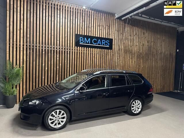 Zwart Gebruikt 2011 VW Golf VI Comfortline Stationwagen | € 4.995 (Goede deal) - Afbeelding 1/4