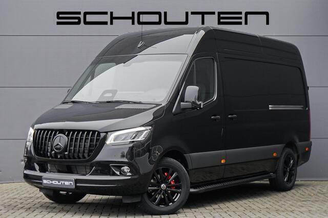Zwart Nieuw 2024 Mercedes Sprinter Van | € 69.900 - Afbeelding 1/3