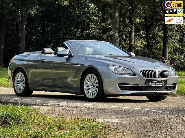 Grijs Gebruikt 2013 BMW 640 Cabriolet Executive Cabriolet | € 29.899 (Eerlijke prijs) - Afbeelding 1/4