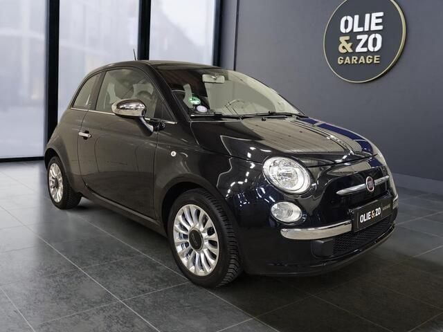 Zwart Gebruikt 2014 Fiat 500 Easy Hatchback | € 7.750 (Eerlijke prijs) - Afbeelding 1/4