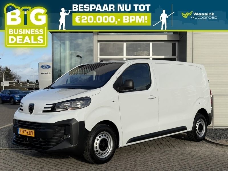 Wit Nieuw 2024 Peugeot Expert Comfort Van | € 31.899 (Eerlijke prijs) - Afbeelding 1/4