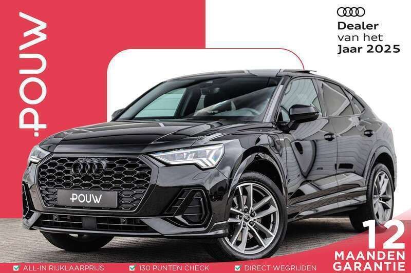 Zwart Gebruikt 2022 Audi Q3 Sportback S-Line SUV | € 46.900 (Eerlijke prijs) - Afbeelding 1/4