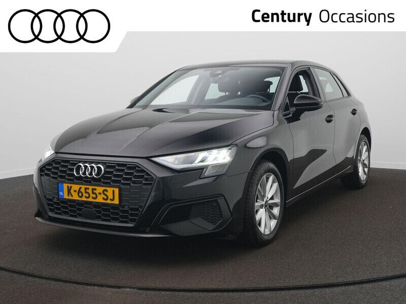 Zwart Gebruikt 2021 Audi A3 Sportback Proline Hatchback | € 25.900 (Eerlijke prijs) - Afbeelding 1/4